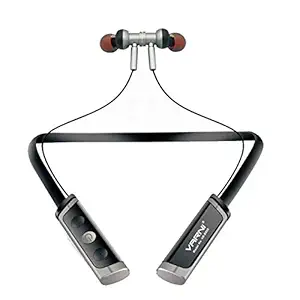 VARNI B900 Wireless Bluetooth In Ear Neckband Headphone with Mic (Black)