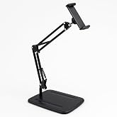ADAPTOLL Akrobat Masa&uuml;st&uuml; Tablet ve Telefon Standı &ndash; Uzun Kollu Metal Tutucu, 360&deg; D&ouml;ner Başlık, Y&uuml;ksekliği Ayarlanabilir, Sa