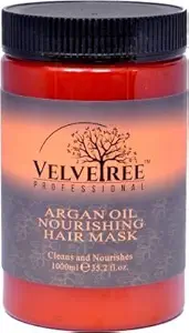 Velvetree Professional Argan Oil Nourishing Hair Mask for hair loss/Sun protection/Prevents styling and coloring damage/Improves scalp health/Moisturizes and conditions for adult men and women both (1000 ml)