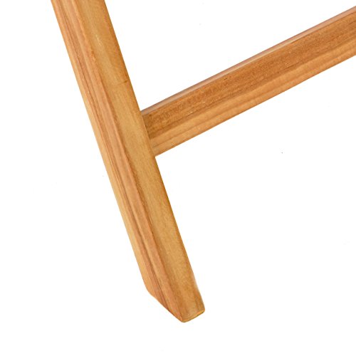 DIVERO Stuhl Teak Holz klappbar massiv Gartenstuhl Teakstuhl Holzstuhl behandelt - 5