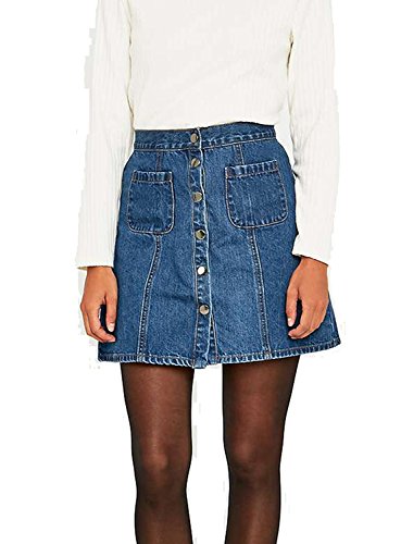 Buy LADIES A-LINE DENIM SKIRT (10 