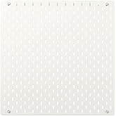 Tok Mark Traders SK&Aring;DIS Pegboard, beyaz, 56 x 56 cm ev ve ofis kullanımı i&ccedil;in. Bildirim panoları, kağıt ve medya d&uuml;zenleyicil
