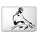 Price comparison product image Sticker pre-spaced "DJ at work" Vinyl Decal for all models Apple Macbook 15 pollici