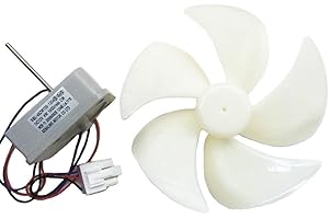 GENERISCH Original Kebaling KBL-48ZWT05-120 4B Lüftermotor -Kit geeignet für HOMA /Tcl/ Kenwood KSBSW17, KSBSB15, KFF2DW14, KFF2DS14, KSBSX17 Kühlschranklüftermotor DC12V 4W 145 0r/min CW W29-11 3059900028 1204