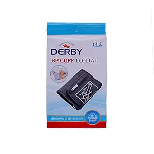 DERBY Digital Blood Pressure Monitor Cuff - Regular Size, Multicolor
