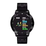 LRWEY Fitness Smart Watch, CF58 Herzfrequenz Blutdruckmessgerät IP67 Wasserdichte Multi-Sportmodi Smart Watch für Android iOS
