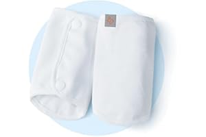 LOVE AND CARRY Love & Carry® Protezione Spalline Marsupio, Protezione per cintura seggiolino, Pezzette da Ciucciare per Marsupio, Copri spallacci 100% Cotone Naturale (Bianco) (Grigio)