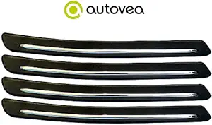AUTOVEA Car Front and Rear Corner Bumper Guard Protector | Single Chrome Strip | Anti-Collision | Anti-Scratch Bumper Protector for Maruti Suzuki Swift Dzire (Type-III) 2017-2021