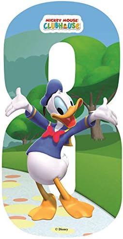 High Visible House &amp; Wheelie Bin Numbers Stickers [ Club House, Number 8 ]