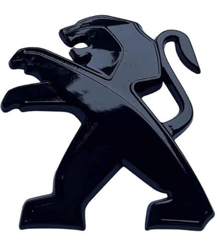Stemma Emblema Auto Peugeot 308 SW 2021-2024 - Logo Griglia Anteriore 3D Argento