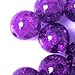 Produktbild 200 pieces 4mm Crackle Glass Beads - Dark Purple - A1421 by k2-accessories Crackle Glass Beads