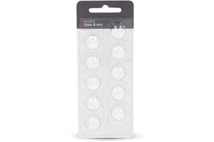Hearing360 cupoline miniFit aperte, cupole per apparecchi acustici compatibili con apparecchio Oticon (8mm)
