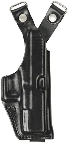 Leather Stitch Professional Vertical Shoulder Holster for Glock 17 style no 20 Black