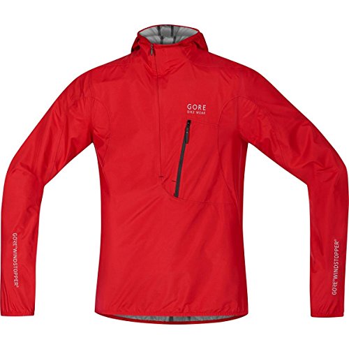 GORE BIKE WEAR, Hombre, Chaqueta rescue, GORE WINDSTOPPER Active Shell, RESCUE WS AS, Talla L, Rojo, JGRESC350005