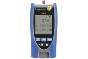 TREND Networks | R158007 | VDV II Basis | Cloud Connected | Sprach-, Daten- und Videokabelüberprüfung | Verdrahtungstester | RJ45 (DATEN), RJ11/RJ12 (SPRACHE), Koax/F-Type (VIDEO) | Verdrahtungsplan