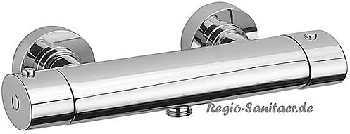 WOLO Designer Series by Massimiliano Settimelli Exclusive Shower Highly Polished Chrome-plated Fixture Thermostatic Mixer Bar Thermostatic Control System with Ceramic Disc Cartridge