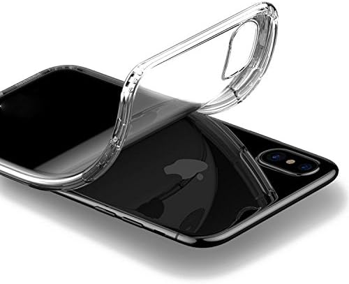 Karbon iPhone x Case, [Slim Fit Crystal Clear Gel] [Transparent Silicone Back Cover] Soft TPU Flexible & Durable [Micro Dot Technology] for iPhone 10