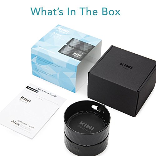 Akku f  r Dot 2nd Generation 10000mAh Dot Akku  Batteriebasis f  r Dot Zubeh  r und Android Ger  te von KIWI Design  Schwarz 