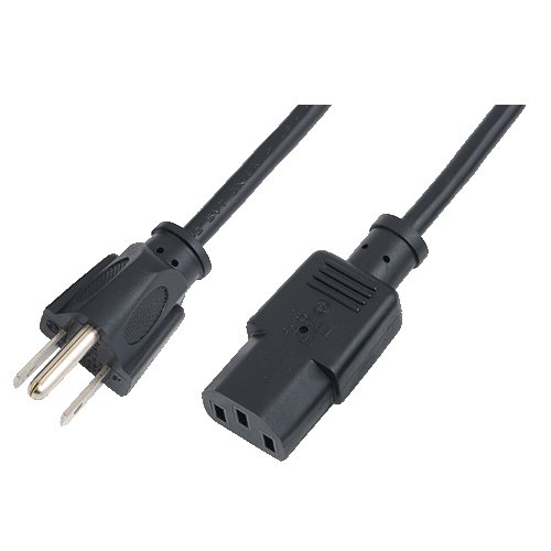 LogiLink CP099 Power Cord, USA YP-12 / YC-14, schwarz, 1,80m