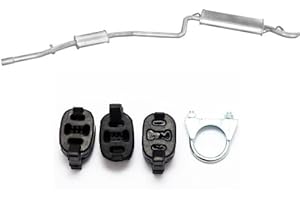 PGONA Polmo Exhaust End Silencer Centre System + Assembly Goods (Suitable for the Specified Vehicle, See Item Description)