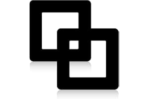 ONRYSXN Switch Cover Plates, 2Pcs 3.46 Inch Self-Adhesive Black Light Protector Square Shape Acrylic Socket Surround Single Wall Socket Stickers for Home Decoration (2, 2Pcs Black)