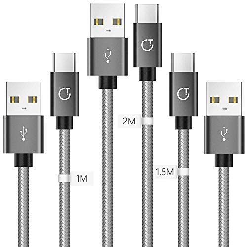 C  ble USB C  1m 1 5m 2m   Lot de 3   Gritin C  ble USB Type C    USB Cable Type C en Nylon Tress   C  ble Rapide Cordon Chargeur Type C Connecteur Ul