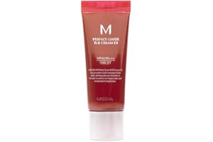 MISSHA M Perfect Cover BB Cream EX SPF42 PA+++ 20 ml, Farbton Nr. 27, perfekte Abdeckung, Sonnenschutz LSF 42 PA+++ strahlende und gleichmäßige Haut, 1 g