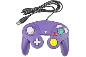 RUITROLIKER Controlador por Cable USB para NGC PC/MAC morado