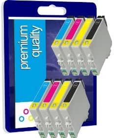 8 Cartouches d'encre Compatibles pour Imprimante Epson Stylus RX520 ...