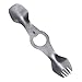 Produktbild Kizer Titan-Spork mit Flaschenöffner ultraleicht Gesunder & Umweltfreundlicher Löffel, Gabel & Flaschenöffner Flachgeschirr perfekt als Camping-Rucksacktour- & Reisegegenstände T306