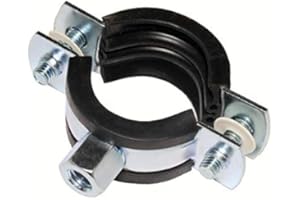 ROHRFIX-24 10 fascette stringitubo in acciaio zincato (12-14 mm/1/4")