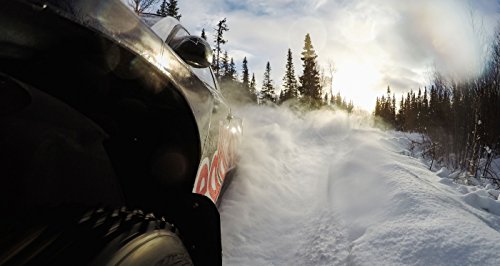 GoPro Front Helmhalterung (gebogene, vertikale Schnellspannschnalle, 2 x Schwenkarme, Rändelschrauben) - 5