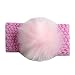 Produktbild Tukistore Baby Mädchen Gestrickt Stirnband Winter Warm Gestrickt Stirnbänder Strick Haarband Turban Stirnband Ohrenschützer Ohrenwärmer für Baby Kleinkind
