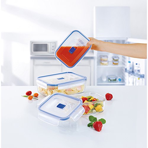 Luminarc, Serie PURE BOX Active, Vorratsdosen rechteckig, 3 verschiedene Größen - 7