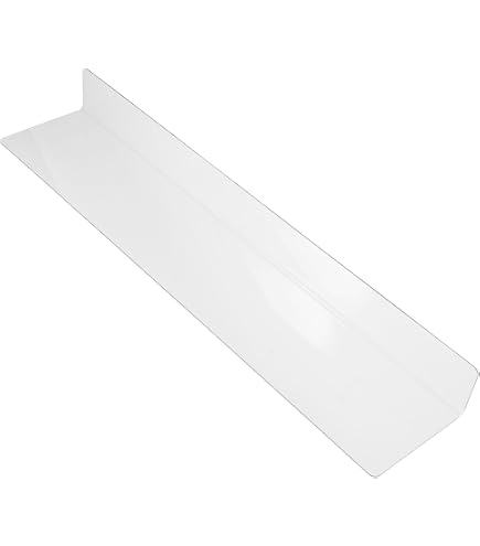 Pare-éclaboussures Pour Lavabo De Salle De Bain - Lot De 2 - Acrylique Transparent - Dimensions 21,3x18,8 Cm