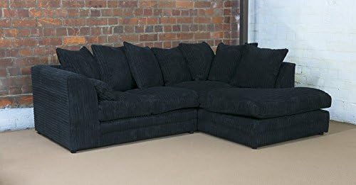DILO Jumbo Fabric Sofas & Sets (Corner Right Hand, Dark Blue)