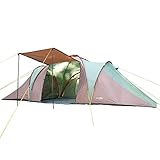 Schnell und leicht aufzubauen mit farbig markierten Stangen. Robust, stabil und besonders witterungsbeständig mit wasserabweisendem Außenzelt mit 3000mm Wassersäule und qualitativ hochwertig mit verstärkten Nähten