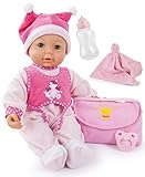 ca. 42 cm groß Bayer Design 94279 - First Kisses Baby Puppe, 42 cm