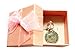 Baby's First Christmas 2016 sign charm with Pink Crystal comes in 3 Different Gift Options Handmade by Libby's Market Place (Gift Box)