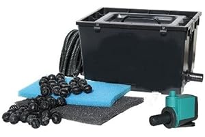 Newa Filtro per laghetto Pratico 3000 Senza UV con Pompa Tubo e raccordi