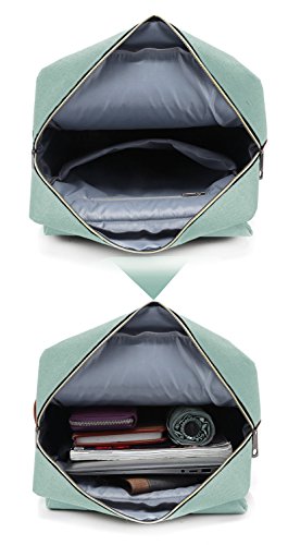 EssVita Vintage Rucksack Herren Damen Unisex School Student Oxford Laptop Rucksack Retro Rucksäcke Schulrucksack - 6