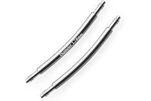 masar Premium Ø 1,78mm à 2,5mm – Barres à Ressort – Fixation pour Bracelet de Montre - (Espacement 6mm à 44mm) – Acier Inoxydable 316L - Montres Classiques ou Connectées