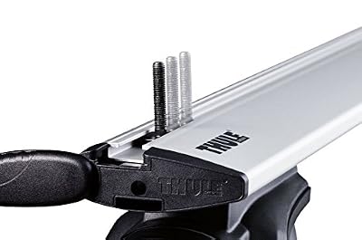 Thule 697600 Thule-697600-Thule 697-6 Adapte Directement Le Coffre Track de la Barre de Toit (20mm for PowerClick G2/G3), Noir, 20 mm
