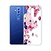 Produktbild WenJie Hülle Transparent Blütenblatt Silikon Weich TPU Handyhülle Schale Tasche Schutzhülle für Huawei Mate 20 Lite (6,3 Zoll)