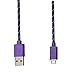 Produktbild Rifuli-Micro USB Kabel, 3m Nylon USB Cable Ladekabel 3M/10FT geflochtenes für Android Smartphones, Samsung, HTC, Sony, Nexus und mehr - Mehrfache Farben (C)