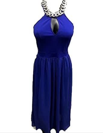 one piece dress in blue colour