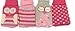 Pink Owls, Spots & Stripes Knitted Cover Reusable Gel Hand Warmer: Single