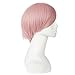 MapofBeauty Cosplay Costume Men's Short Straight Wig (Pink)