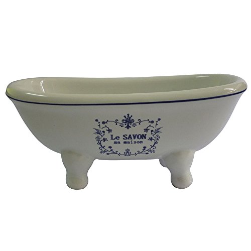 Kingston BrassBATUBDSW Aqua Eden Mini Ceramic Double Ended Bathtub, 5-11/16-Inch x 2-11/16-Inch x 2-1/2-Inch, White