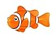 Produktbild Zuru Robo Fish Roboter Fisch Wasser aktivierter Schwimmmechanismus Clownfisch Hai Tier - Orange Clownfisch